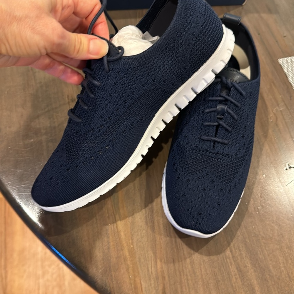 Cole Haan navy shoes